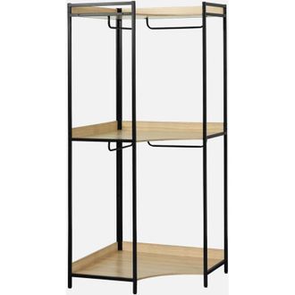 Sweeek M&oacute;dulo Armario Esquinero Con 4 Armarios Y 2 Estantes