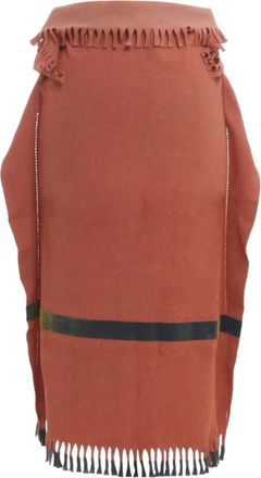 Issey Miyake Abito con frange anni 2000 - Arancione