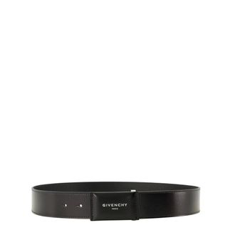 Givenchy Accessoires, Heren, Zwart, 85 CM, Leer, Leren Riem