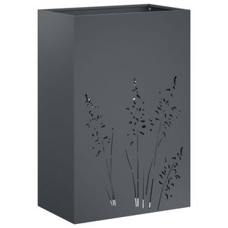 vidaXL Macetero De Jard&iacute;n Gris Antracita 50 X 30 X 75 Cm Vidaxl