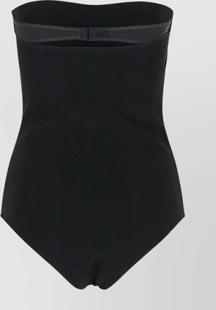 Courr&egrave;ges seamless strapless high-cut leg bodysuit