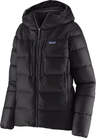 Patagonia Black Fitz Roy Down Hoody Polyester Jacket