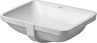 Duravit Starck 3 Lavabo Empotrado Con Rebosadero Sin Orificio Para Grifer&iacute;a B 490x365mm Sin Orificio Para Grifer&iacute;a Blanco - Duravit