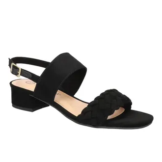 Bella Vita Ellison Sandals Womens XW Black Square Toe Slingback Hawk2746