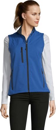 SOLS Dames/Dames Rallye Softshell Mouwloos Gilet (Koningsblauw)