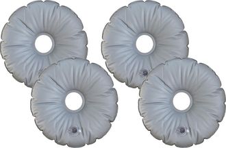 OEM Juego De 4 Soportes Base Para Banderas De Plumas, Bolsas De Peso Redondas Para Sombrillas, Bolsas De Peso Plegables Para Agua, Para Bases De Sombrilla