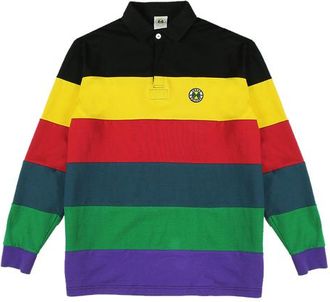 Cross Colours Retro Stripe L/S Rugby in Multicolor at Nordstrom, Size X-Large