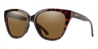Smith Womens Era Polarized Sunglasses In Tortoise Chromapop Brown