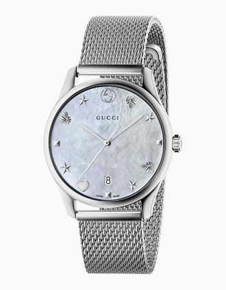 Gucci Womens Gucci YA1264040 G-Timeless 36mm Ladies Watch - Silver