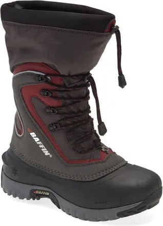 Baffin Flare Waterproof Winter Boot in Grey/Sangria at Nordstrom, Size 10