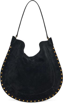 Isabel Marant Hobo Bag Oskan in Smooth Calf Suede Leather