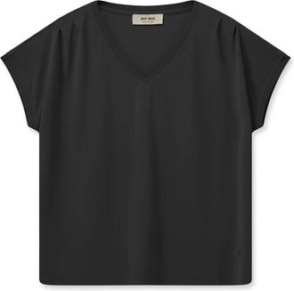 売れ筋商品|||モス モッシュ シャツ レディース トップス V NECK BLOUSE - Basic T-shirt - feather gray Mos Mosh V NECK BLOUSE - T-shirts - feather gray/beige