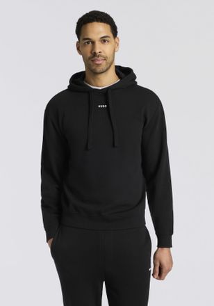 HUGO BOSS Kapuzensweatshirt HUGO Dapo, Herren, Gr. XXL, schwarz001, Sweatware, Obermaterial: 100% Baumwolle, unifarben, relaxed fit normal, Rundhals, B&uuml;ndchen, 
