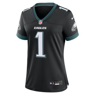 Nike Jalen Hurts Philadelphia Eagles Nike Womens NFL Game Jersey in Black | 67NW0G5T86F-CY0
