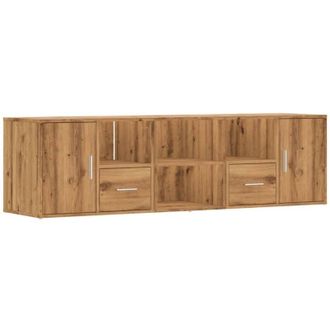 vidaXL Mueble De Esquina Madera Ingenier&iacute;a Roble Artisian 160x40x45 Cm Vidaxl