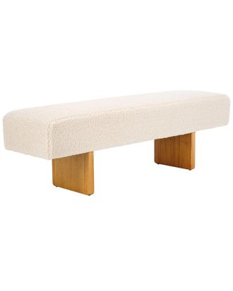 Safavieh Ryer Faux Shearling Bench