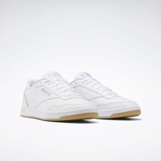 Reebok Classic Sneaker REEBOK CLASSIC REEBOK COURT ADVANCE, Damen, Gr. 36,5, weiss (wei&szlig;, gum), Leder, Synthetik, Schuhe Sneaker
