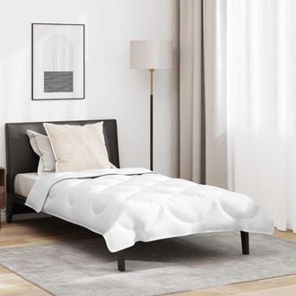 vidaXL Vidaxl - Piumone Con Cuscino 2 Pcs Bianco 140 X 220 Cm Microfibra