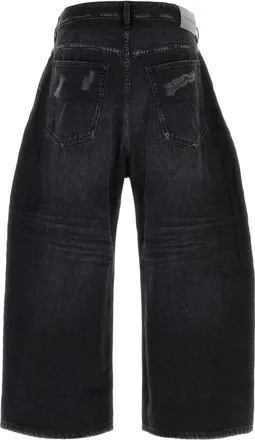 Balenciaga Mens Jeans Black Cotton
