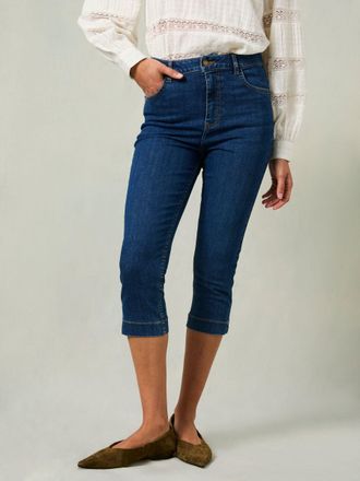 Fat Face FatFace Mid Wash Peddlepusher Jeans