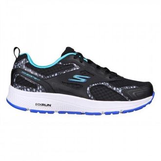 Skechers Lage hardloopschoenen met logo voor dames (Zwart/Munt)