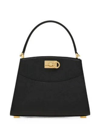 Ferragamo Black Studio XS Satchel