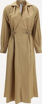 Max Mara Abito midi Pedaggi in cotone popeline Woman 42