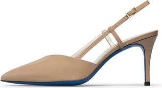 Loriblu Slingback in vernice cipria - Dames - Pumps - Beige - 35 EU - Schoenen