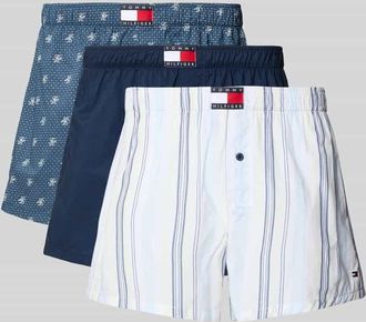 Tommy Hilfiger Regular Fit Boxershorts aus reiner Baumwolle im 3er-Pack in Black, Gr&ouml;&szlig;e XXL