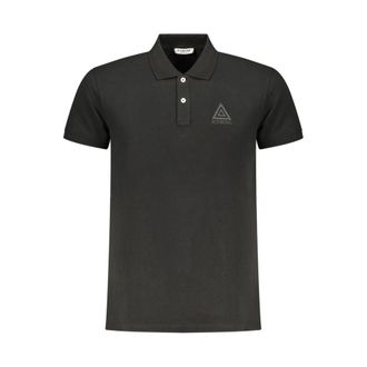 Iceberg Zwarte Poloshirt Met Logo Van Een Ijsbergdriehoek