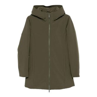 Woolrich New Firth dons-parka - Dames - Mantels - Groen - Maat: S Polyamide