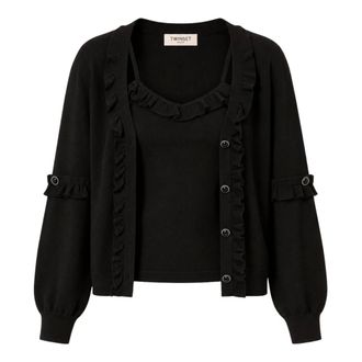 Twinset Actitude Completo - Dames - Truien - Zwart - Maat: M Tweed