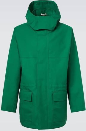 Auralee Hooded cotton gabardine jacket