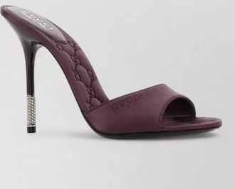Gucci satin mules