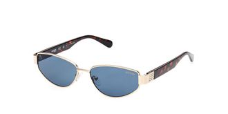 Guess GU8258 32V Mens Sunglasses Gold Size 56