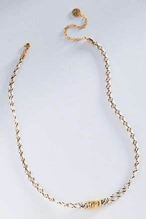 Anthropologie Maeve Corded Donut Necklace