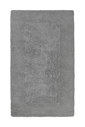 Wecon Home Alfombra de ba&ntilde;o gris liso 60x100