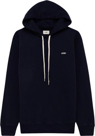 Autry Hoodie met Logo Borduursel - Heren - Hoodies - Blauw - XL - Katoen - Hoodies & sweatvesten