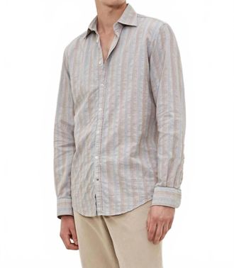 Massimo Alba Genova Button Down Shirt In Stucco