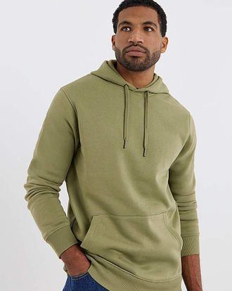 Jacamo Overhead Hoodie Long - Green