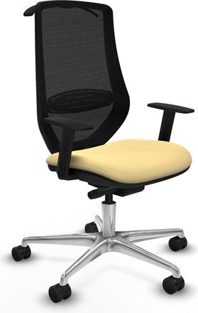 Piqueras y Crespo Piqueras Y Crespo Mardos Silla De Oficina Crema Ergon&oacute;mica