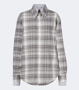 Acne Studios Camicia in flanella di cotone a quadri