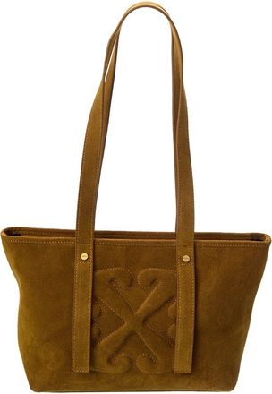 Off-white Small Zip Day Off Suede Tote