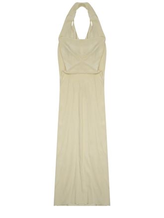 Alysi Flowing Silhouette Halter Neckline Dress