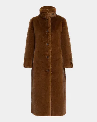 Milly Gia Faux Fur Coat
