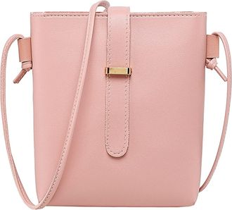 Generic Womens Crossbody Phone Bag, Mini Bucket Shoulder Bag with Adjustable Strap, Small Fashion Messenger Purse for Mobile, Essentials, Black