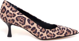 Sergio Levantesi Animal-print Velvet Pump - female - Sergio Levantesi - Pumps - Multicolor - 4 1/2 UK - Shoes