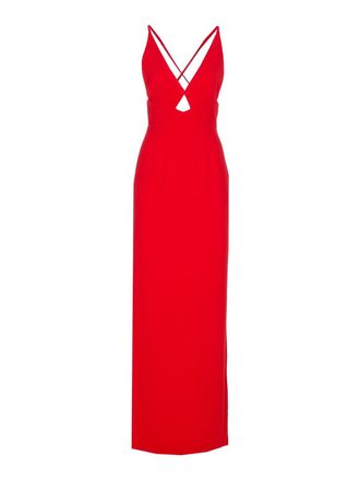 Solace London Red Milly Maxi Dress