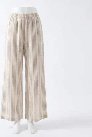 Z Supply Scout Knit Striped Pant In Cloud Stripe