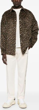 Palm Angels Classic Logo Animalier Overshirt